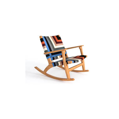 Wayfair wooden rocking online chair